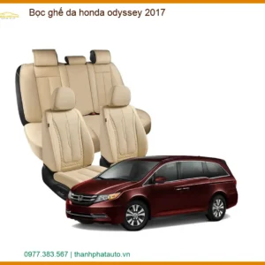 Bọc Ghế Da Honda Odyssey 2017 - Trung Tâm Lắp Đặt Chính Hãng Cao Cấp TPHCM