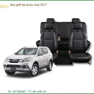 Bọc Ghế Da Cao Cấp Isuzu Mu-X 2017 - Địa Chỉ Lắp Đặt Chính Hãng TPHCM