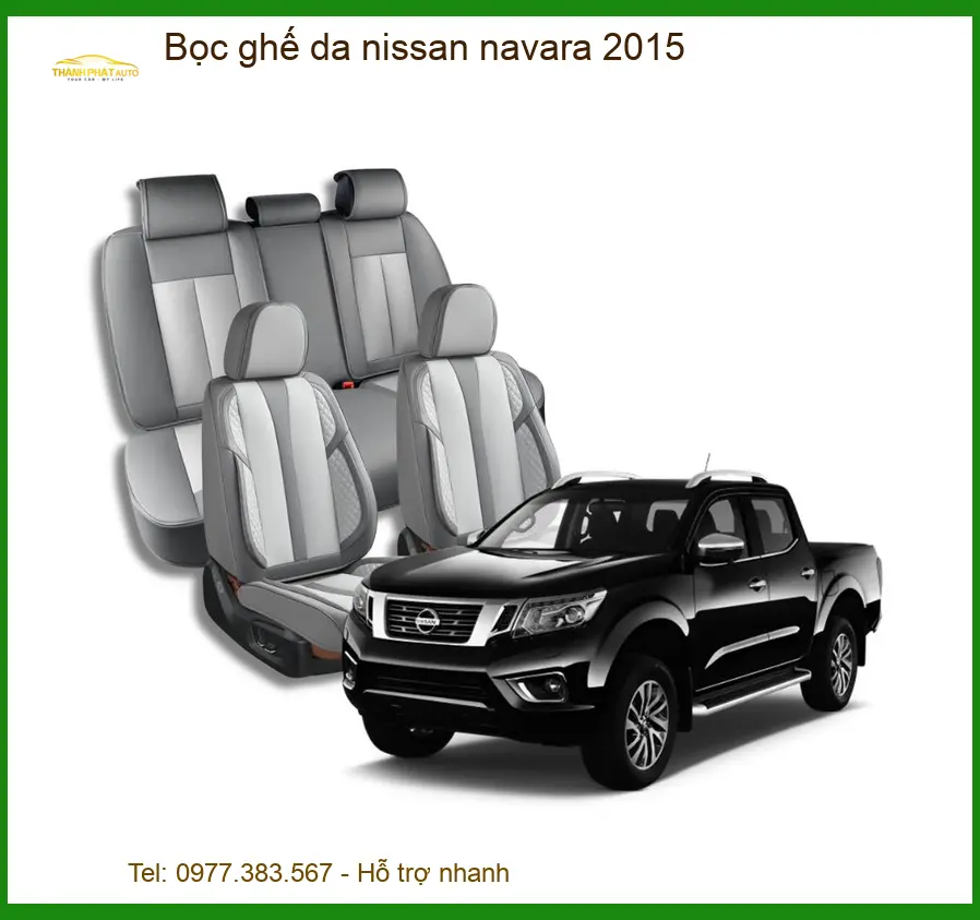 Bọc Ghế Da Nissan Navara 2015 - Trung Tâm Lắp Đặt Uy Tín TPHCM