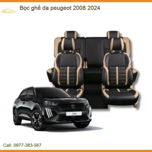 Bọc Ghế Da Peugeot 2008 2024 - Đơn Vị Thi Công Chính Hãng Uy Tín TPHCM