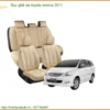 Bọc ghế da Toyota Innova 2011 - Địa Chỉ Lắp Đặt Uy Tín TPHCM