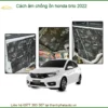 Cách âm chống ồn Honda Brio 2022 - Trung Tâm Lắp Đặt Uy Tín TPHCM
