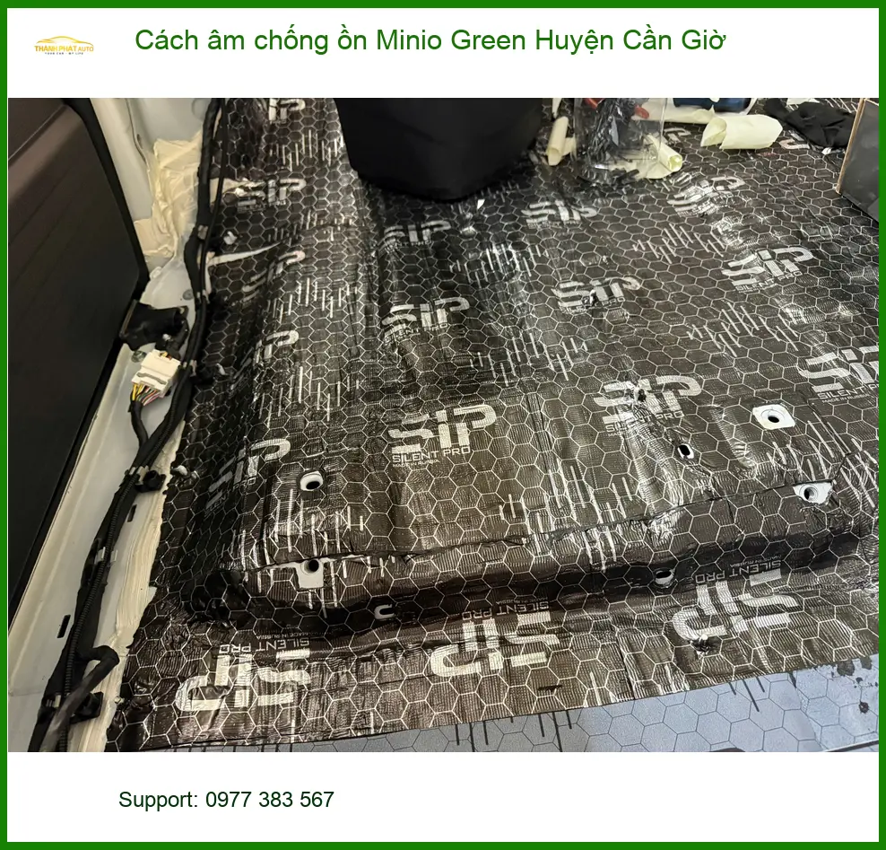 Dịch Vụ Lắp Cách Âm Chống Ồn Ô Tô Minio Green Cần Giờ - Giá Tốt TPHCM
