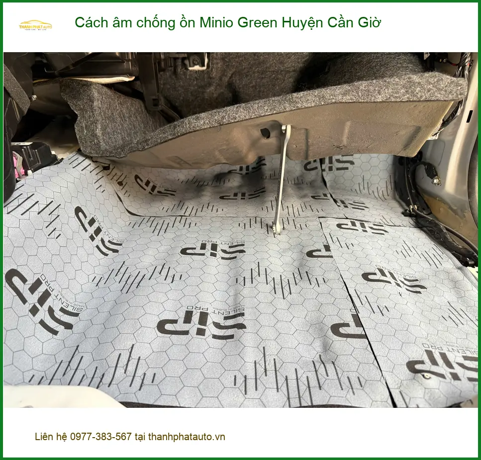 Dịch Vụ Lắp Cách Âm Chống Ồn Ô Tô Minio Green Cần Giờ - Giá Tốt TPHCM ảnh thực tế 2