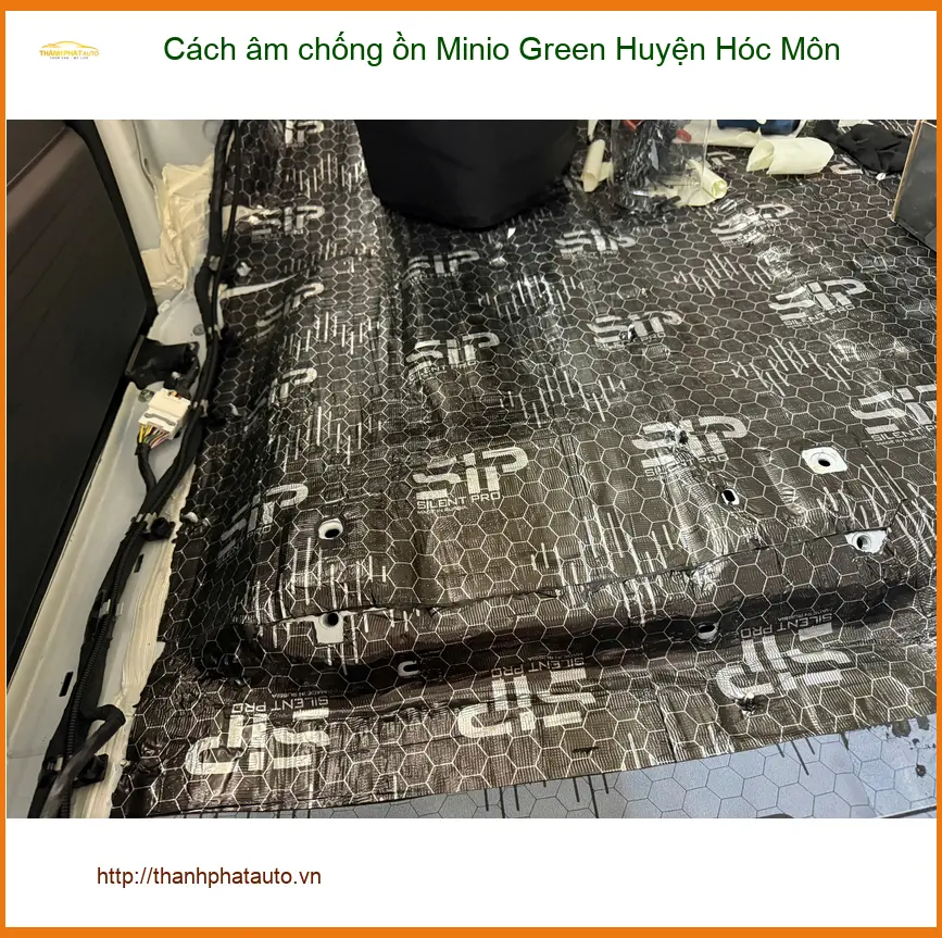 Địa Chỉ Thi Công Cách Âm Chống Ồn Ô Tô Minio Green Huyện Hóc Môn - Giá Tốt TPHCM