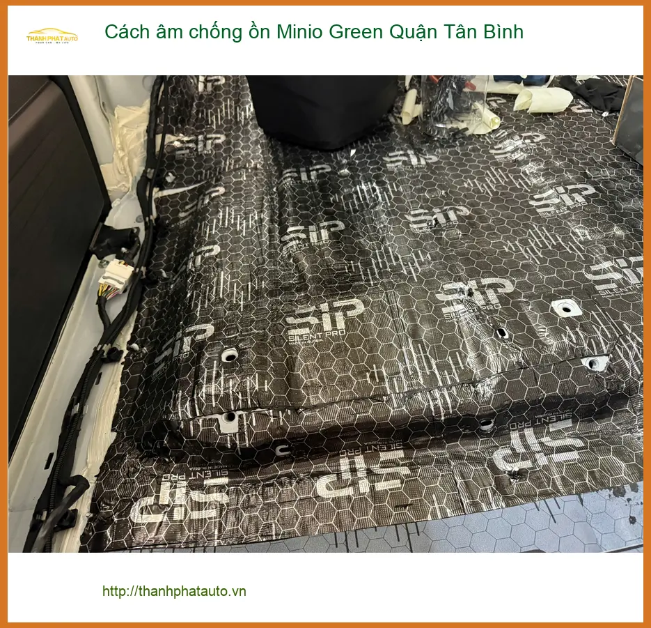 Nơi Thi Công Cách Âm Chống Ồn Ô Tô Minio Green Quận Tân Bình - Giá Tốt TPHCM ảnh thực tế 2