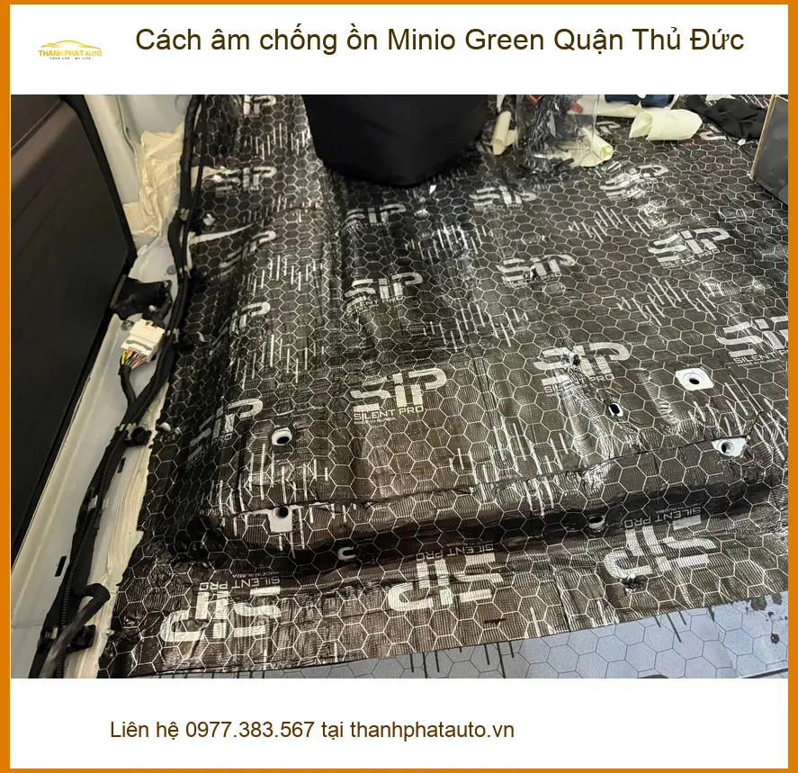 Nơi Lắp Cách Âm Chống Ồn Ô Tô Minio Green Quận Thủ Đức - Giá Tốt TPHCM ảnh thực tế 2