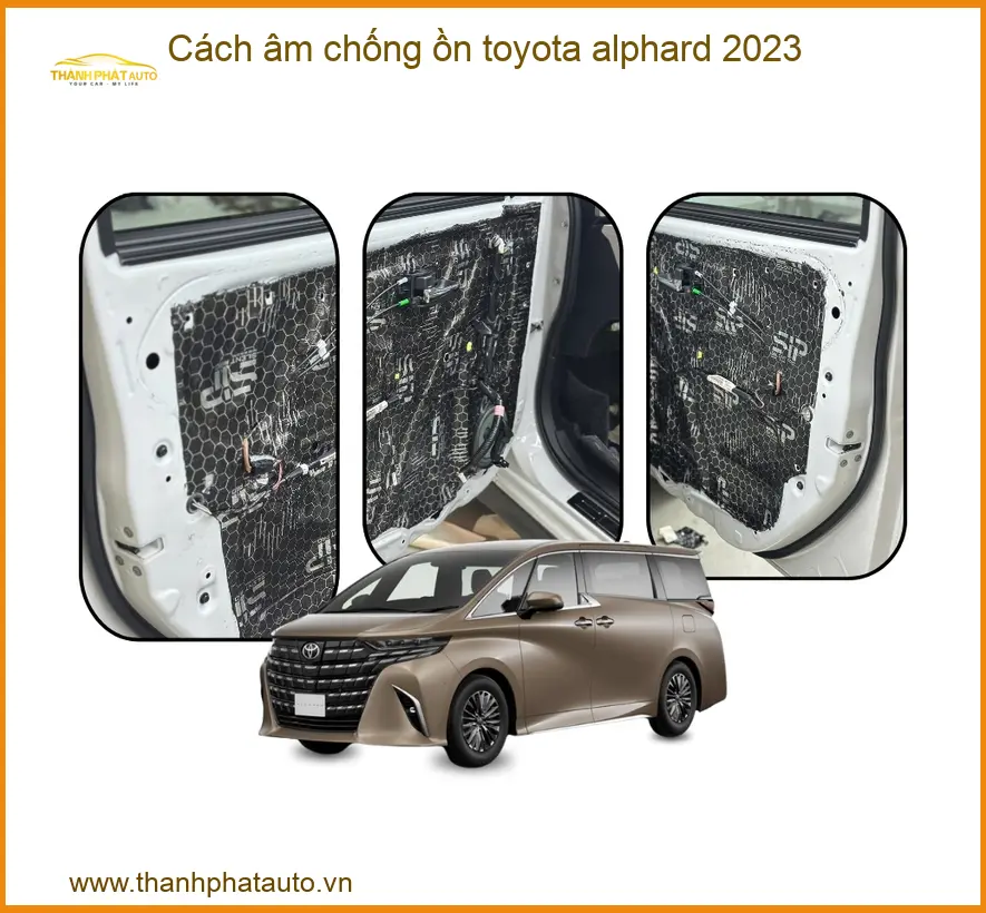 Cách âm chống ồn Toyota Alphard 2023 - Trung Tâm Lắp Đặt Chính Hãng TPHCM