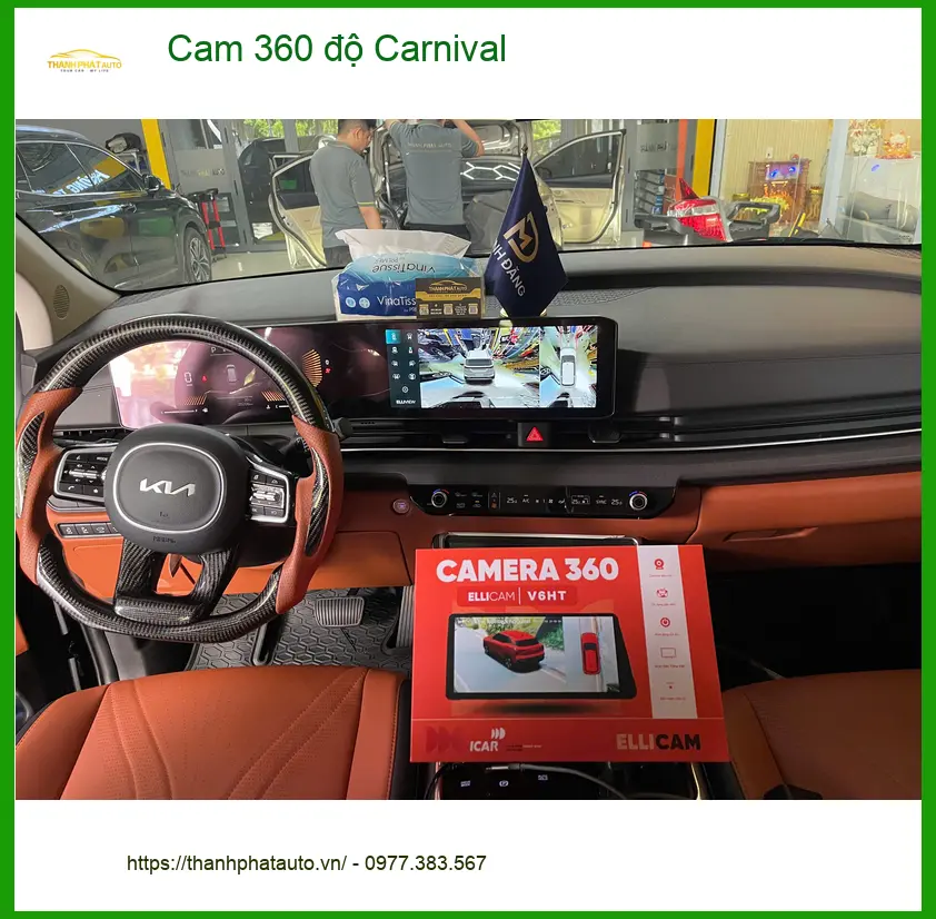 Anh Nhật lắp Camera 360 độ Carnival tại Quận 9 uy tín, giá tốt ảnh thực tế 5