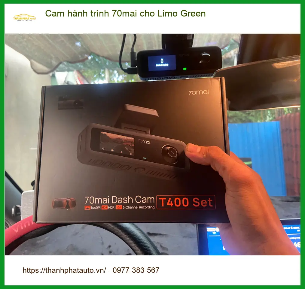 Anh Kiên lắp cam hành trình 70mai cho Limo Green tại Quận 12 ảnh thực tế 2