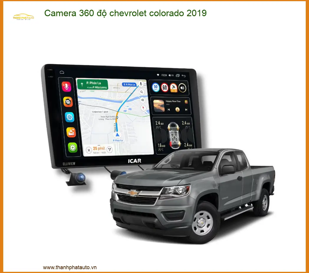 Camera 360 độ Chevrolet Colorado 2019 - Trung Tâm Lắp Đặt Uy Tín TPHCM