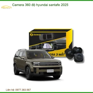 Camera 360 độ Hyundai Santafe 2025 - Trung Tâm Lắp Đặt Chính Hãng TPHCM