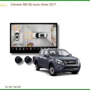 Camera 360 độ Isuzu Dmax 2017 - Nơi Lắp Đặt Uy Tín TPHCM