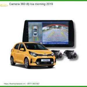 Camera 360 độ Kia Morning 2019 - Địa Chỉ Lắp Đặt Chính Hãng, Uy Tín TPHCM