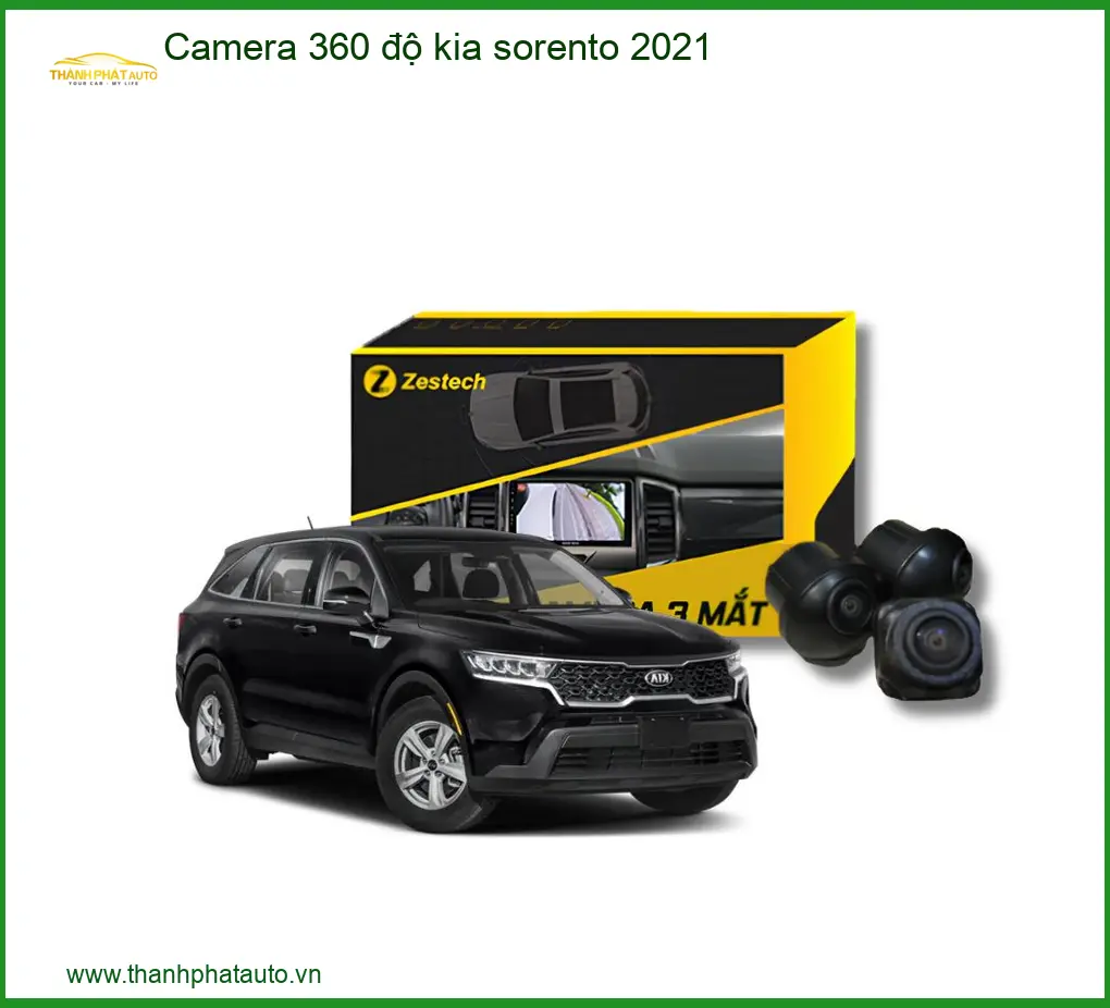 Camera 360 Độ Cao Cấp Kia Sorento 2021 - Trung Tâm Lắp Đặt Uy Tín TPHCM