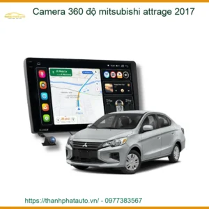 Camera 360 độ Mitsubishi Attrage 2017 - Địa Chỉ Lắp Đặt Uy Tín TPHCM