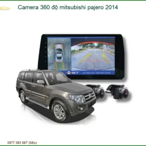 Camera 360 độ Mitsubishi Pajero 2014 - Địa Chỉ Lắp Đặt Uy Tín TPHCM