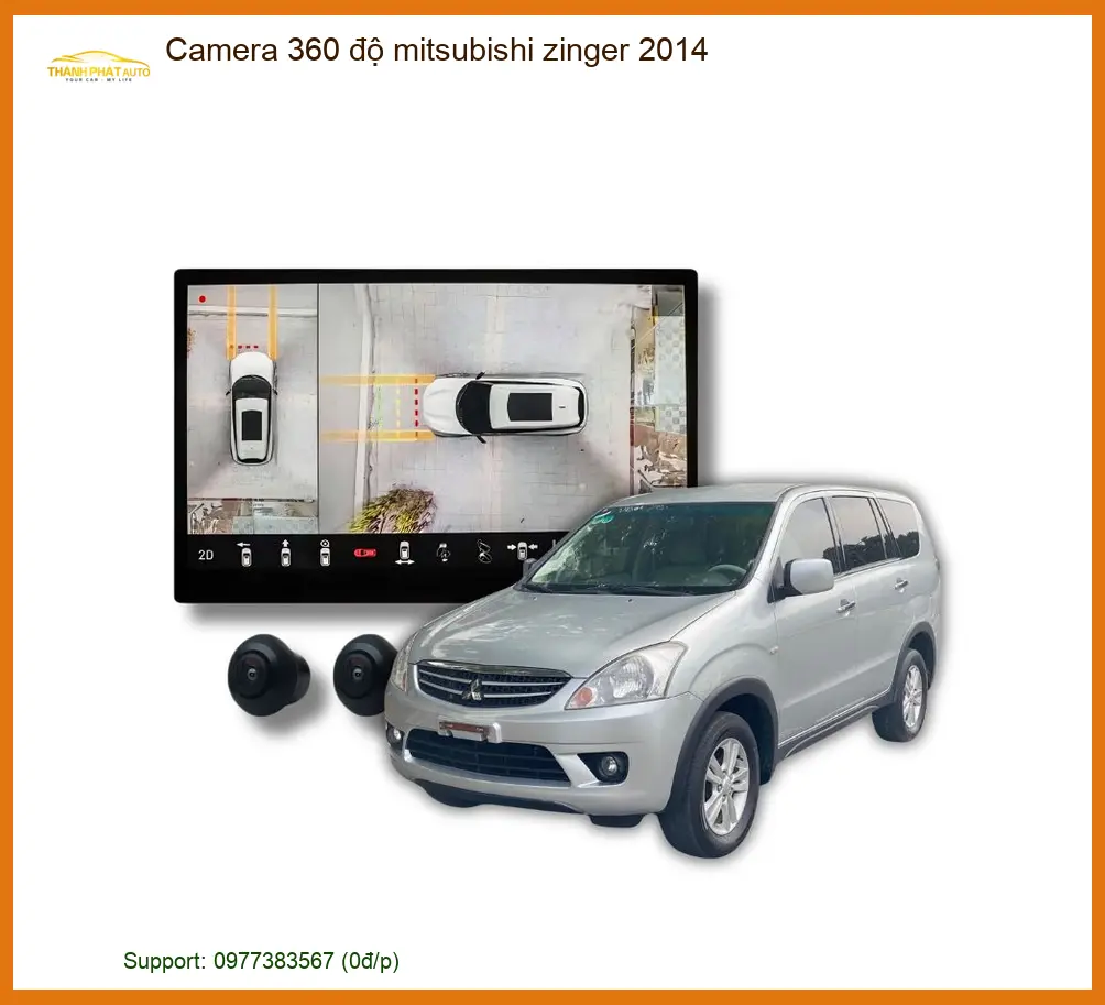 Lắp Camera 360 độ Mitsubishi Zinger 2014 - Địa Chỉ Gắn Chính Hãng TPHCM
