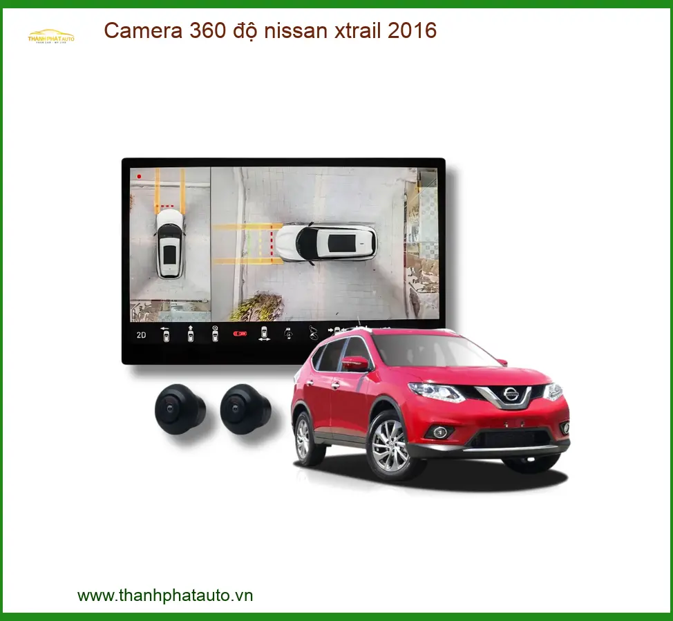 Camera 360 độ Nissan X-Trail 2016 - Địa Chỉ Lắp Đặt Uy Tín TPHCM