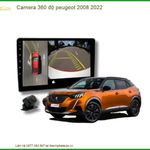 Camera 360 độ Peugeot 2008 2022 - Trung Tâm Lắp Đặt Chính Hãng Giá Tốt TPHCM