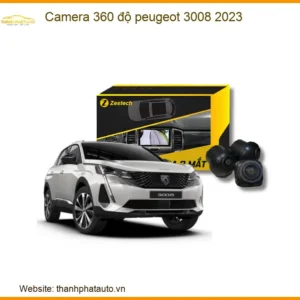 Camera 360 độ Peugeot 3008 2023 - Địa Chỉ Lắp Đặt Uy Tín TPHCM