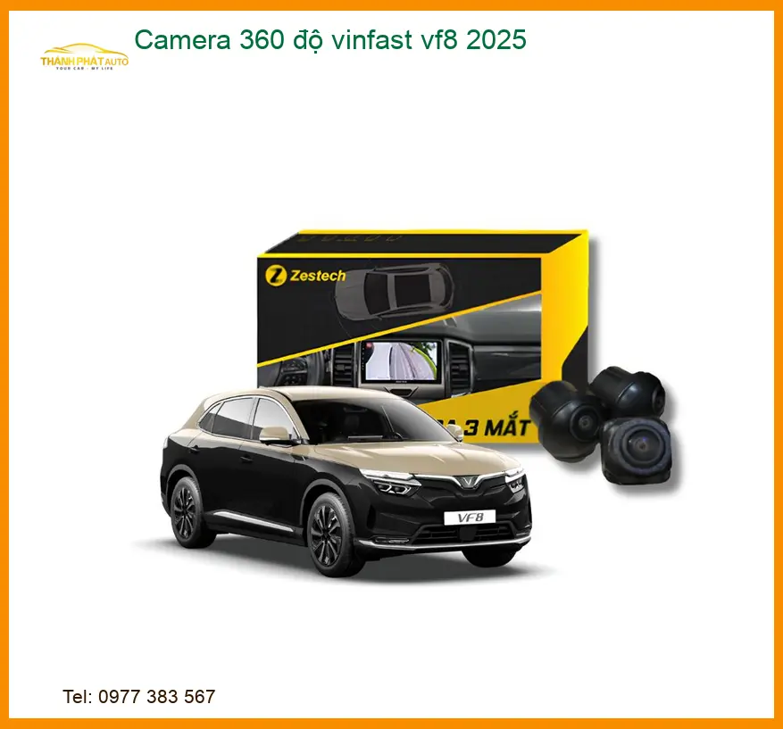 Camera 360 độ Vinfast VF8 2025 - Trung Tâm Lắp Đặt Uy Tín TPHCM