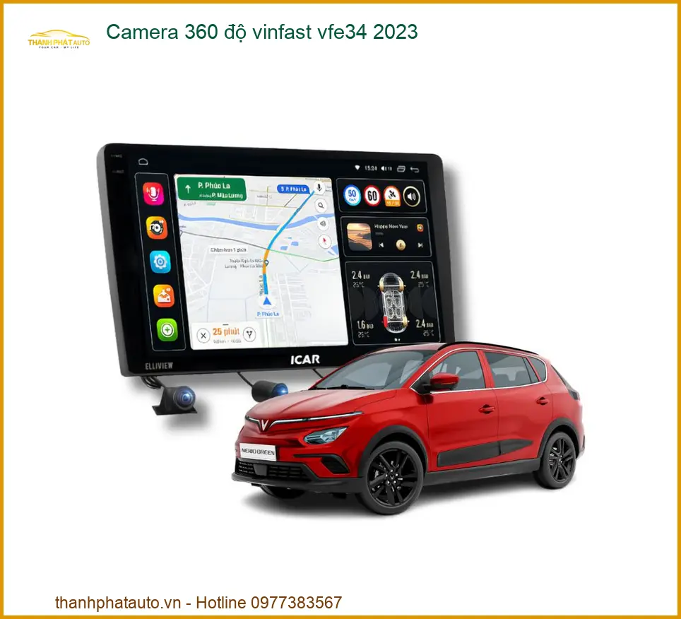 Camera 360 độ VinFast VF e34 2023 - Trung Tâm Lắp Đặt Chính Hãng Giá Tốt TPHCM