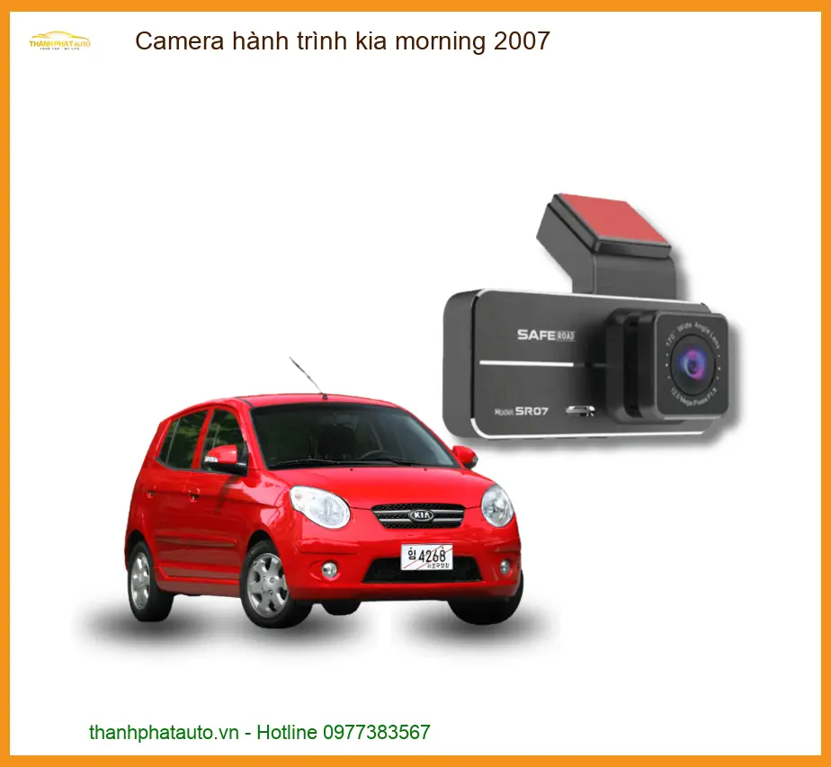 Camera hành trình Kia Morning 2007 - Địa Chỉ Lắp Đặt Uy Tín TPHCM