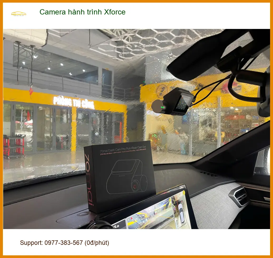 Chị Yến lắp Camera hành trình Xforce cho Hyundai Accent tại Quận 9 an toàn ảnh thực tế 2