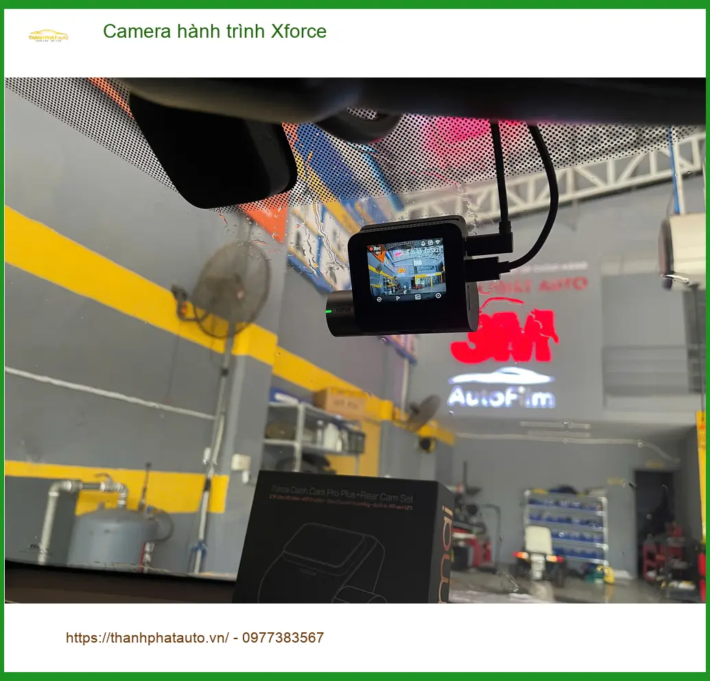 Chị Yến lắp Camera hành trình Xforce cho Hyundai Accent tại Quận 9 an toàn ảnh thực tế 5