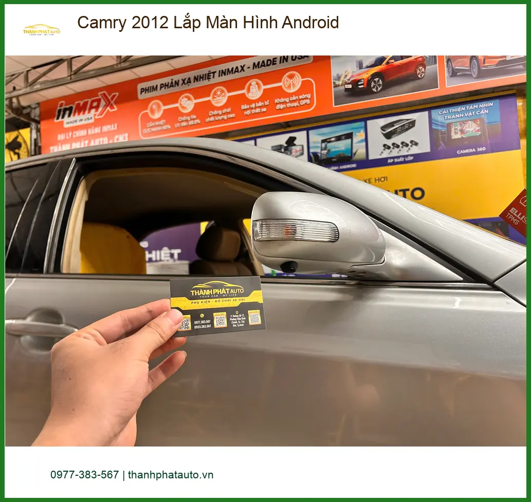 Anh Minh Triết Lắp Màn Hình Android Camry 2012 tại Quận 12, nâng tầm trải nghiệm