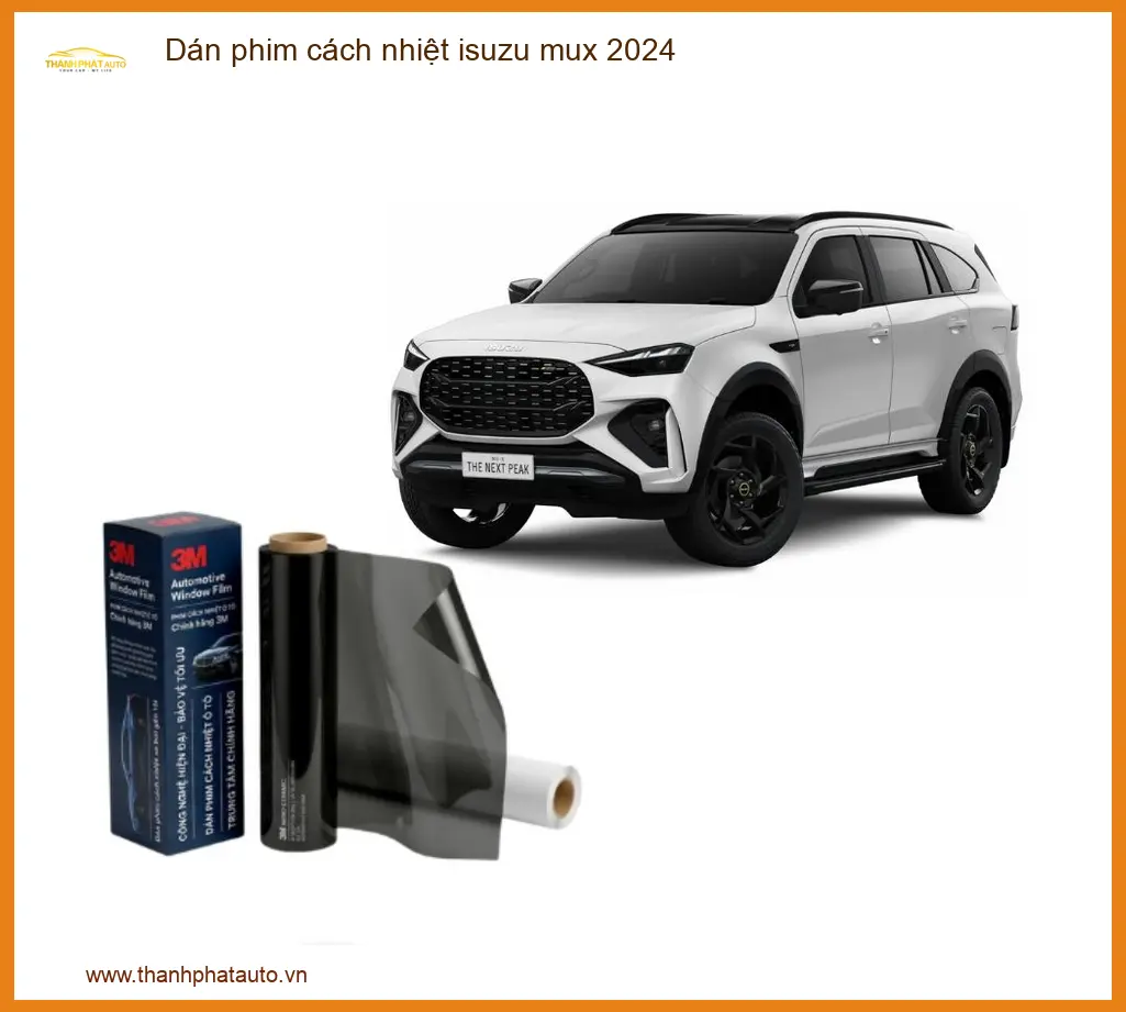 Dán Phim Cách Nhiệt Isuzu Mu-X 2024 - Nơi Lắp Đặt Uy Tín Giá Tốt TPHCM