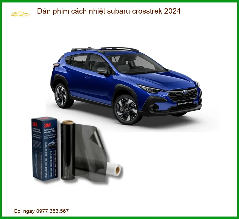 Dán Phim Cách Nhiệt Subaru Crosstrek 2024 - Trung Tâm Lắp Đặt Uy Tín TPHCM