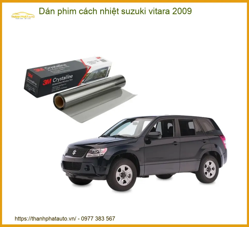 Dán Phim Cách Nhiệt Suzuki Vitara 2009 - Địa Chỉ Lắp Đặt Uy Tín TPHCM
