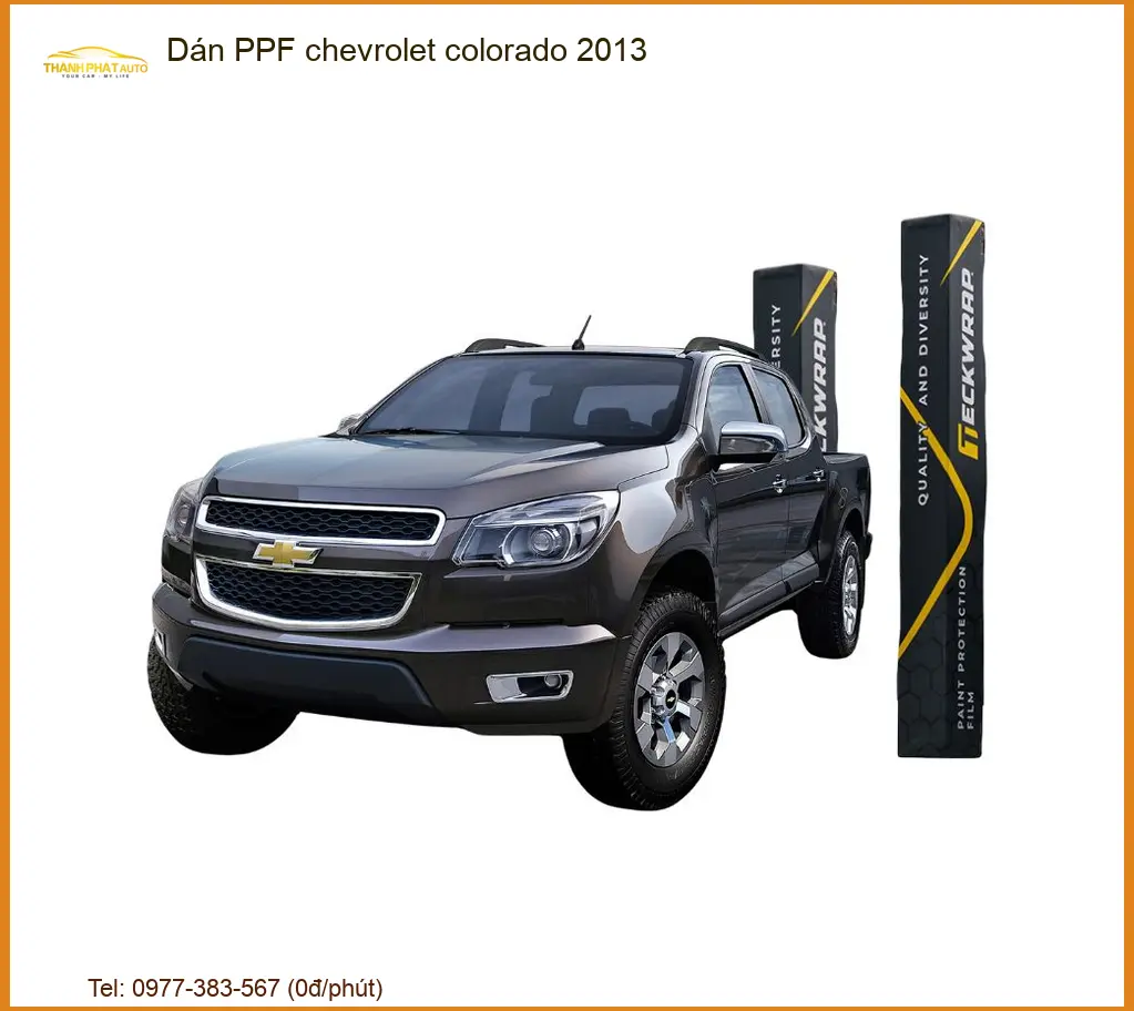 Dán PPF Chevrolet Colorado 2013 - Trung Tâm Lắp Đặt Uy Tín TPHCM