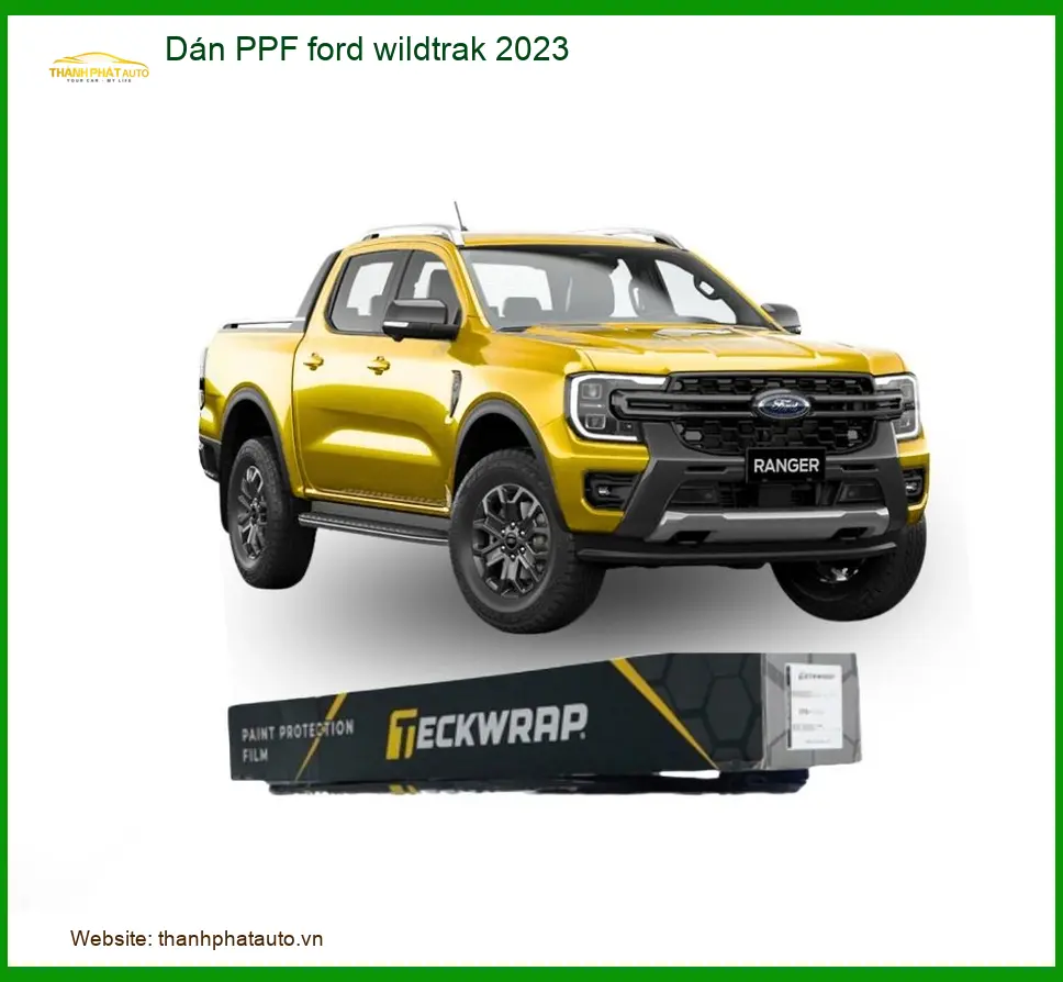 Dán Phim PPF Bảo Vệ Nội Thất Ford Wildtrak 2023 - Trung Tâm Thi Công Uy Tín TPHCM