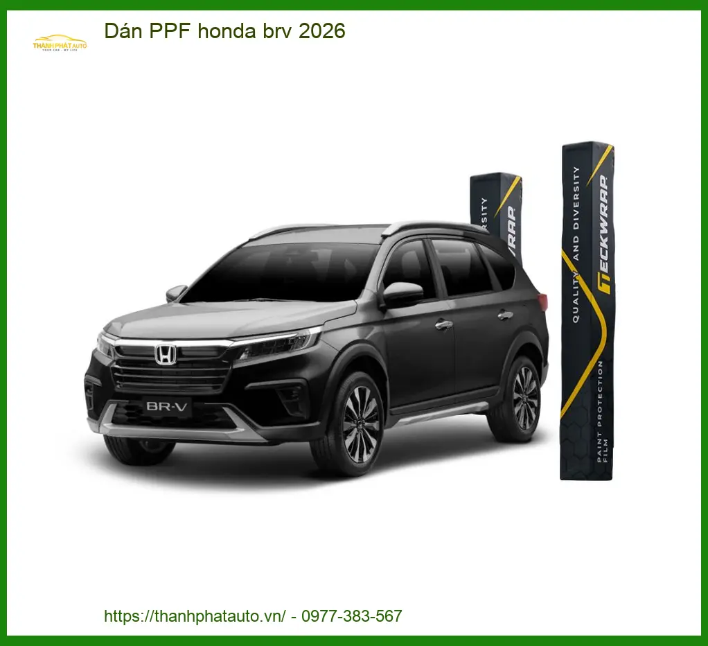 Dán PPF Honda BRV 2026 - Trung Tâm Lắp Đặt PPF Uy Tín Giá Tốt TPHCM