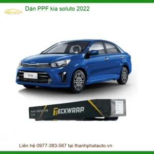 Dán PPF Kia Soluto 2022 - Trung Tâm Chuyên Thi Công Dán PPF Uy Tín TPHCM