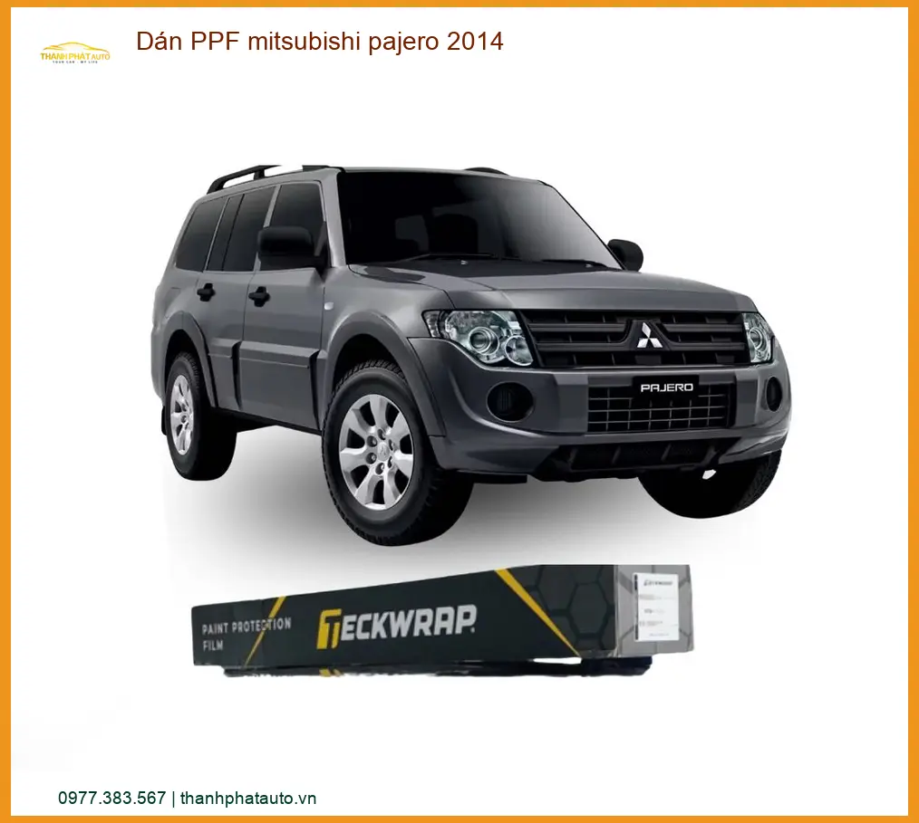 Dán PPF Chống Trầy Mitsubishi Pajero 2014 - Địa Chỉ Gắn Uy Tín TPHCM