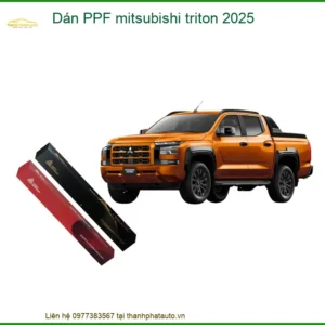 Dán PPF Mitsubishi Triton 2025 - Trung Tâm Thi Công Chính Hãng Uy Tín TPHCM