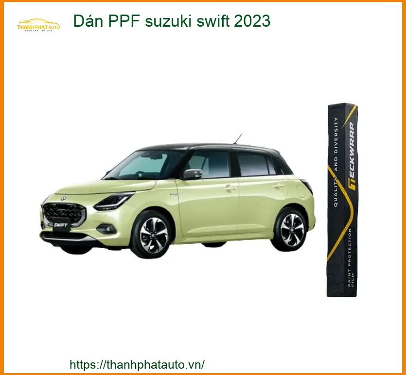 Dán PPF Chống Trầy Xước Suzuki Swift 2023 - Trung Tâm Gắn PPF Xe Hơi Uy Tín Giá Tốt TPHCM