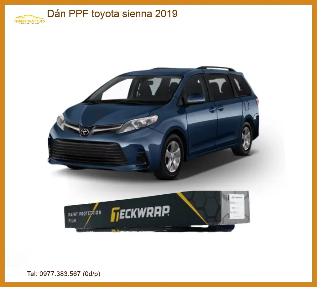 Dán PPF Toyota Sienna 2019 - Địa Chỉ Nâng Cấp Cao Cấp TPHCM