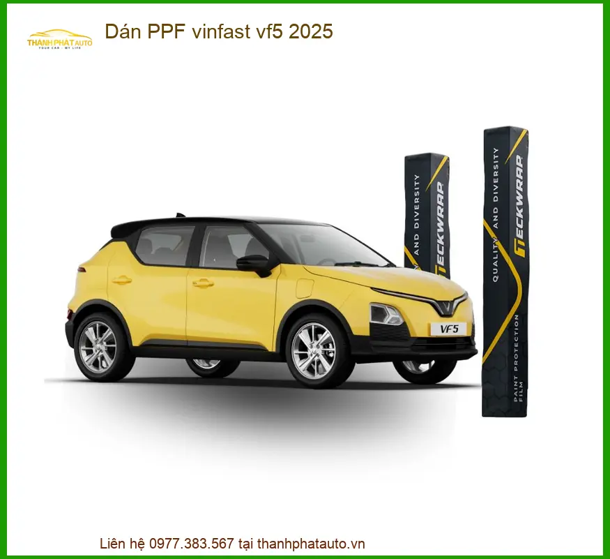 Dán PPF VinFast VF5 2025 - Địa Chỉ Lắp Đặt PPF Uy Tín Chính Hãng TPHCM