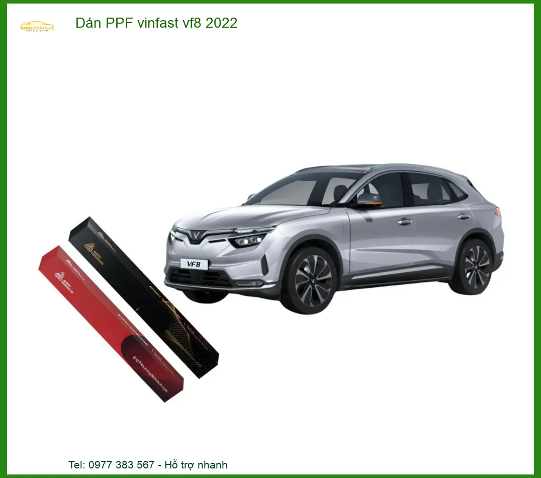 Dán PPF VinFast VF8 2022 - Địa Chỉ Lắp Đặt Uy Tín TPHCM