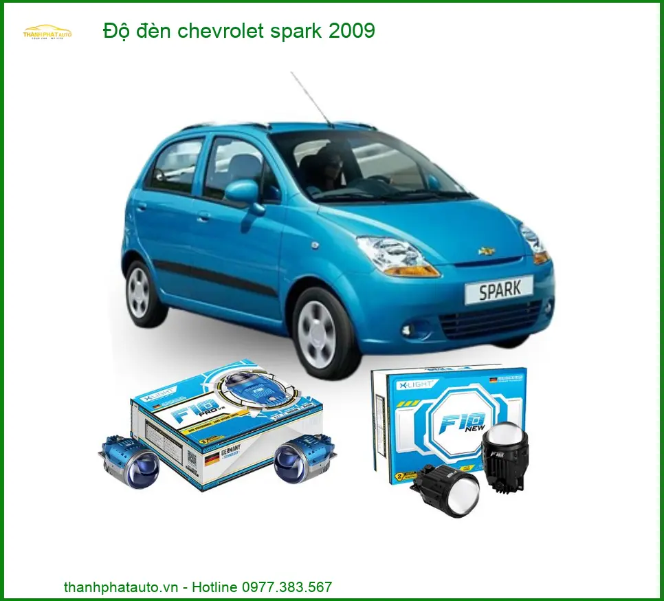 Độ Đèn LED Bi Gầm Chevrolet Spark 2009 - Trung Tâm Độ Đèn Uy Tín TPHCM