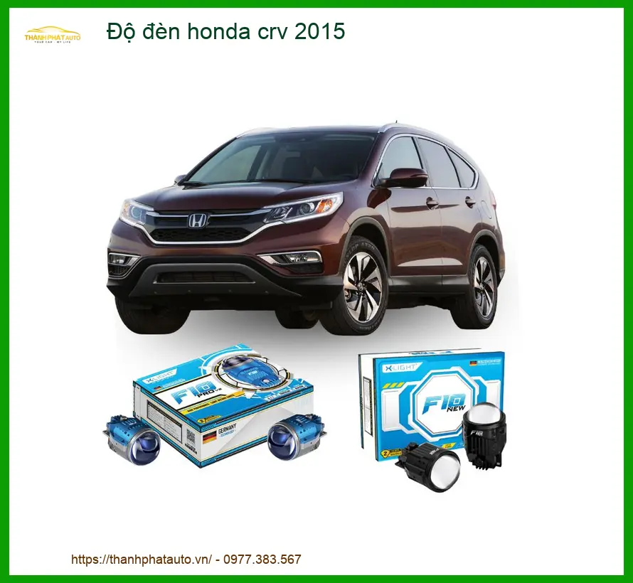 Độ Đèn Pha Bi LED Honda CRV 2015 - Địa Chỉ Lắp Đặt Chính Hãng TPHCM