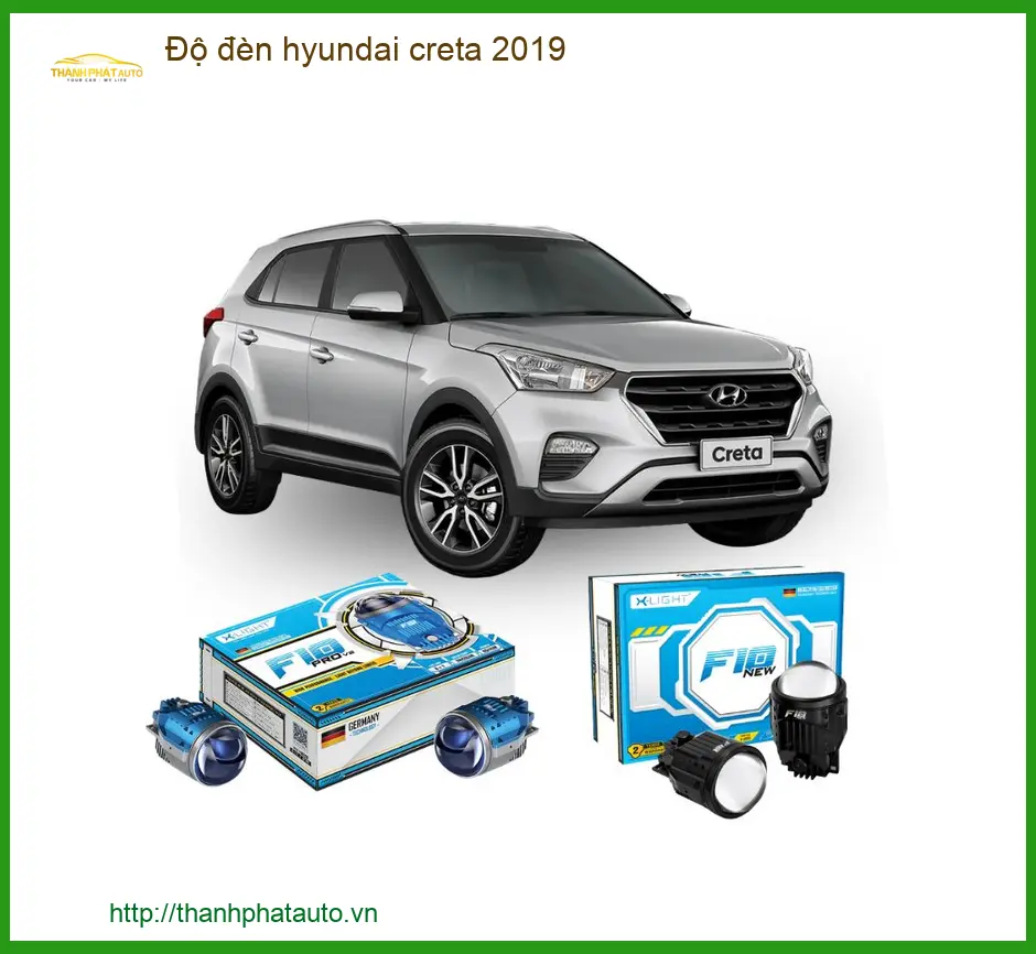 Độ đèn Hyundai Creta 2019 - Trung Tâm Gắn Chính Hãng Giá Tốt TPHCM