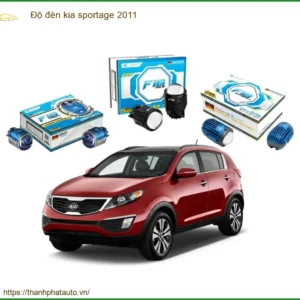 Độ Đèn Bi LED Vòng Angel Eyes Kia Sportage 2011 - Địa Chỉ Gắn Chính Hãng TPHCM