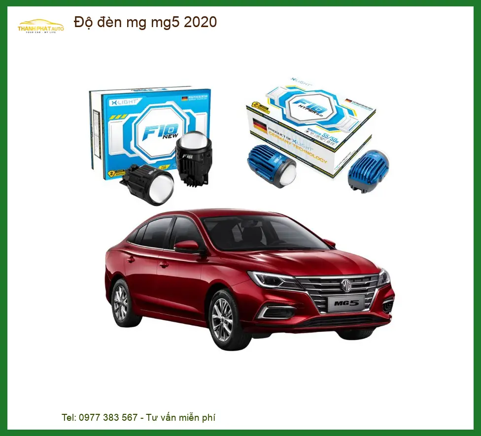 Độ Đèn Bi LED Laser MG MG5 2020 - Nâng Cấp Đèn Chính Hãng Uy Tín TPHCM