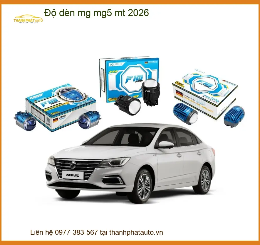 Độ Đèn MG MG5 MT 2026 - Địa Chỉ Lắp Đặt Uy Tín TPHCM
